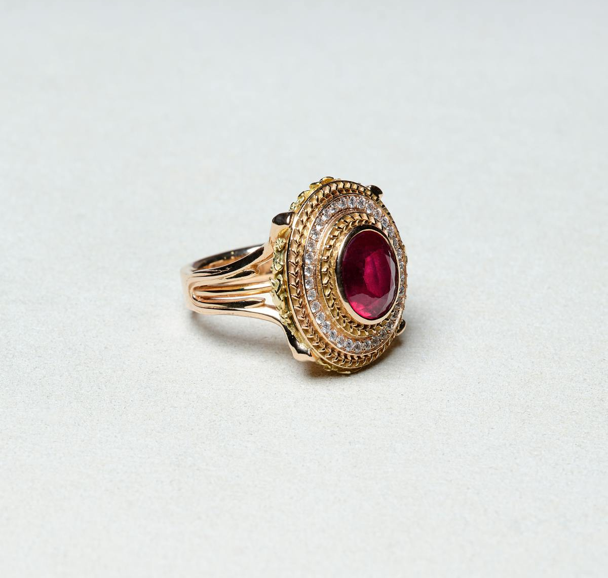 Rouge — Pièce unique - Bague Avalon Rubis