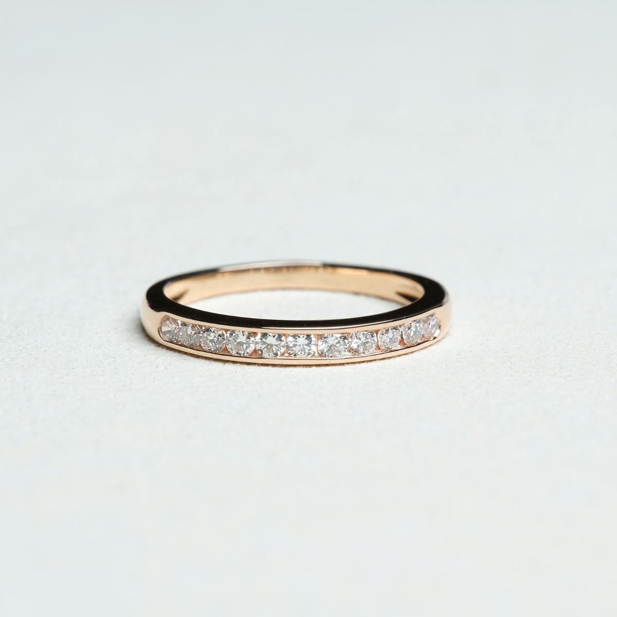 Iris | Alliance diamants or rouge